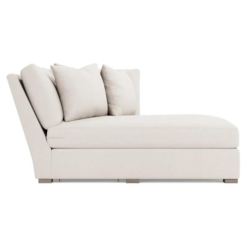 Ventura Fabric Right Arm Bumper Chaise