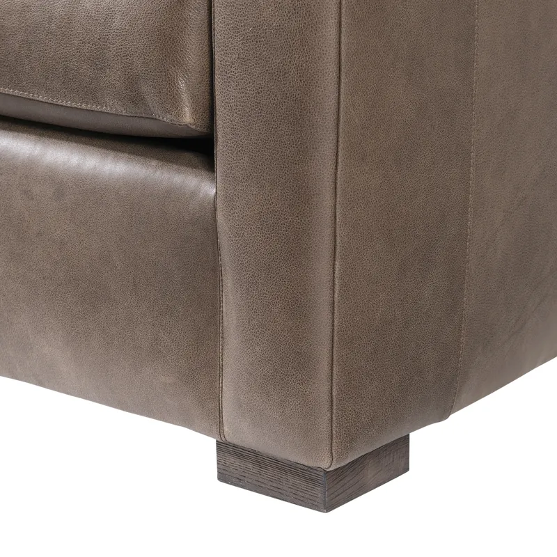 Keirnan Leather Right Arm Loveseat