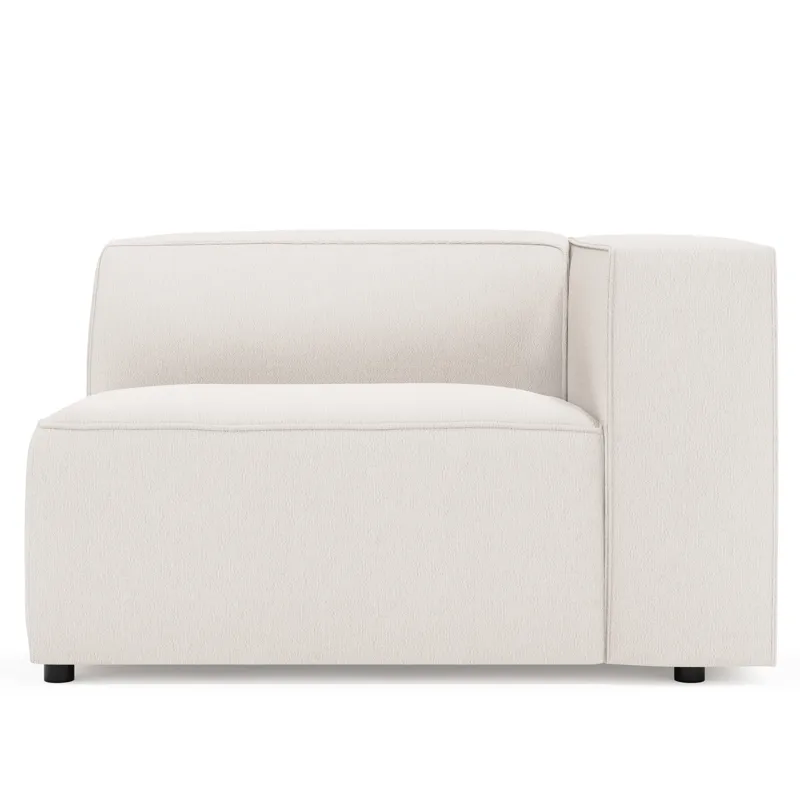 Bliss Fabric Left Arm Chair