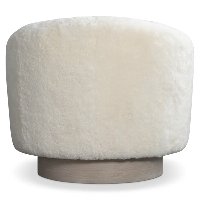 Camino Shearling Swivel Chair