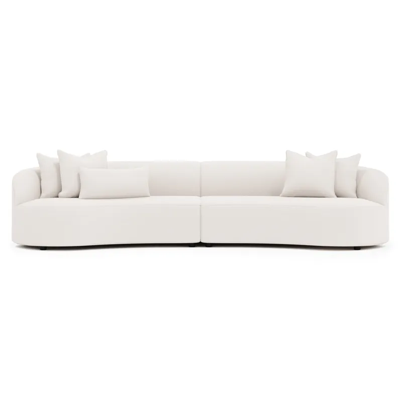 Plush Elle Fabric Sectional