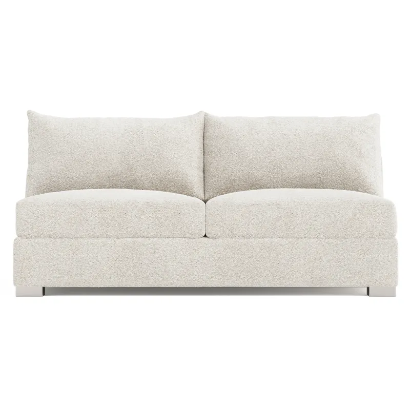 Helena Fabric Armless Loveseat