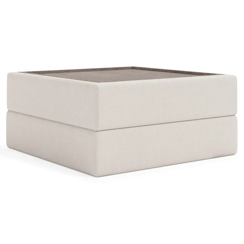 Vista Fabric Ottoman