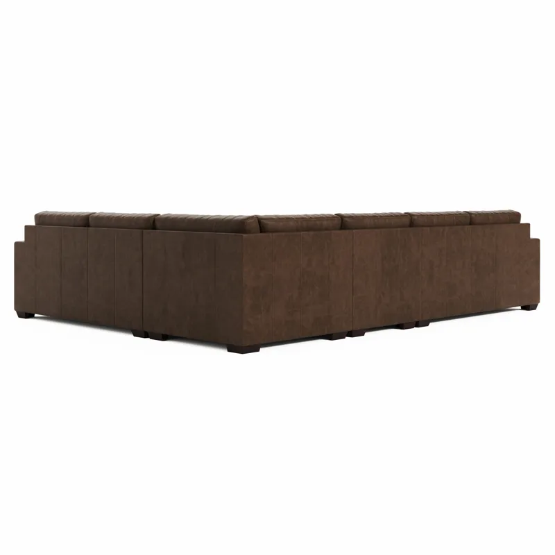 Dawkins Leather Sectional