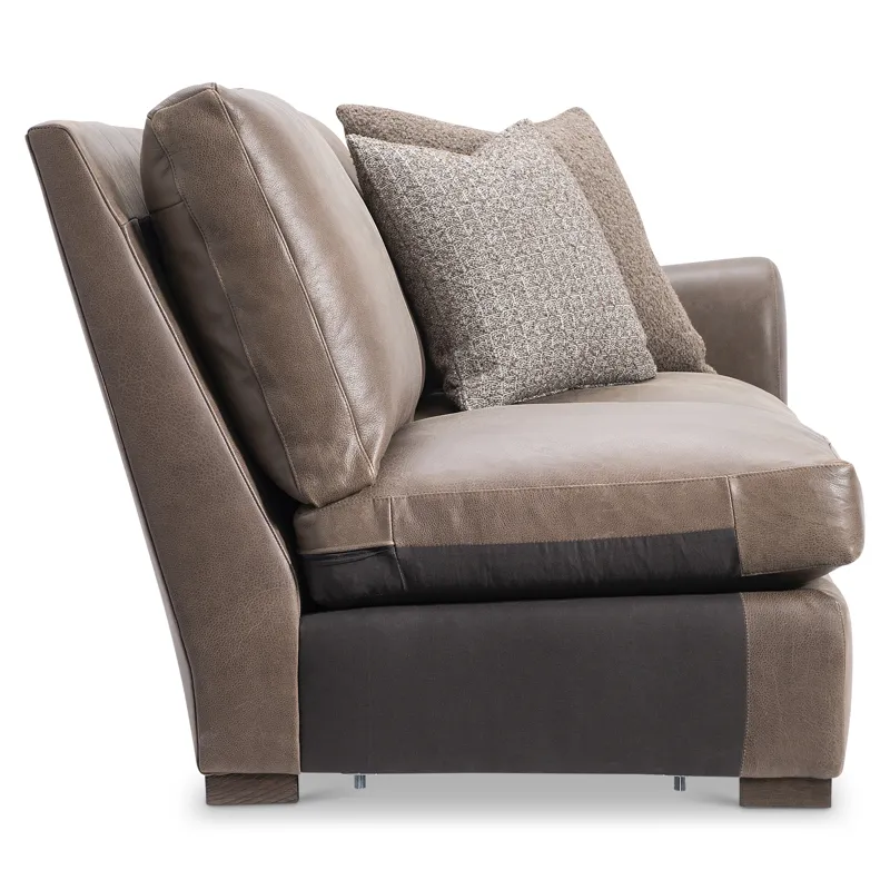Keirnan Leather Right Arm Loveseat