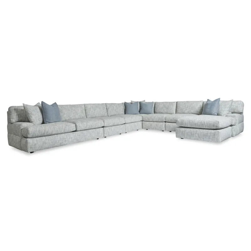Plush Serena Fabric Sectional