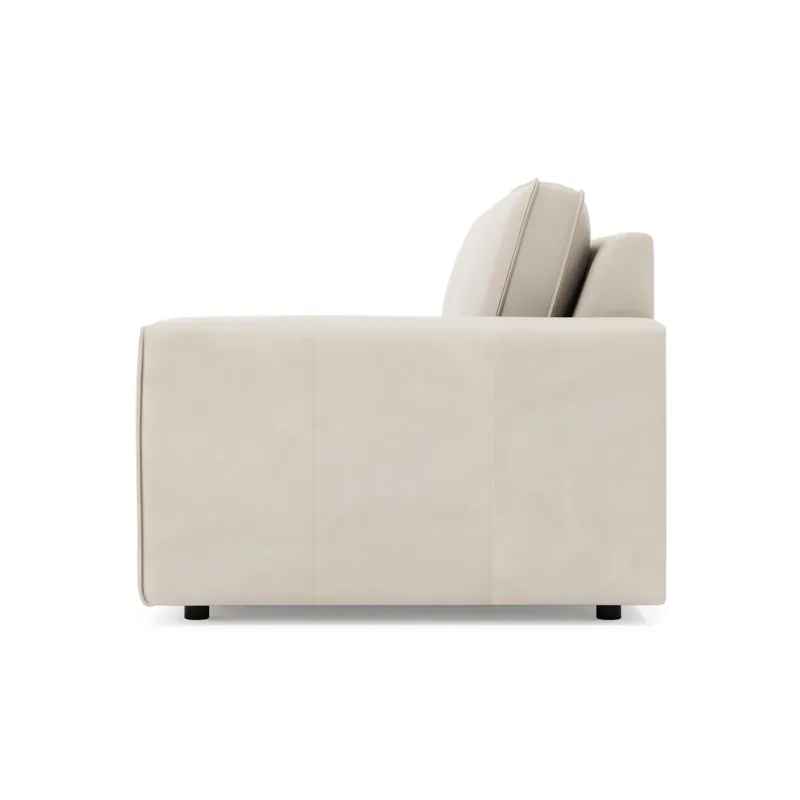 Nest Leather Right Arm Loveseat