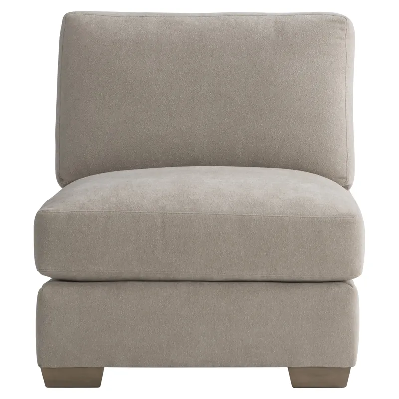Plush Dawkins Fabric Armless Chair