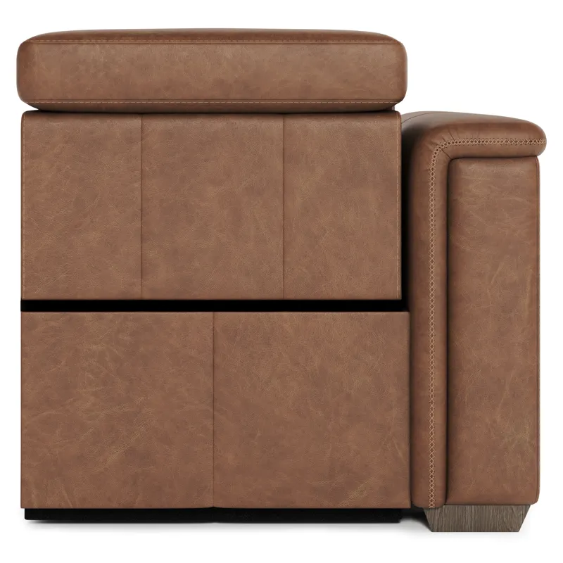 Lioni Leather Left Arm Power Motion Chair