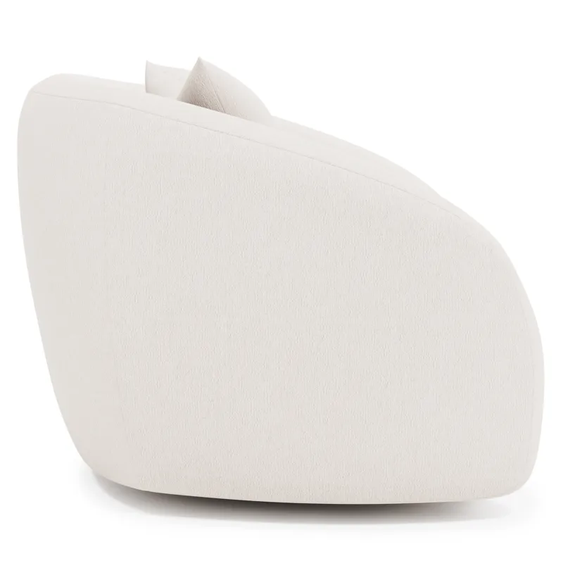 Plush Austen Fabric Swivel Chair