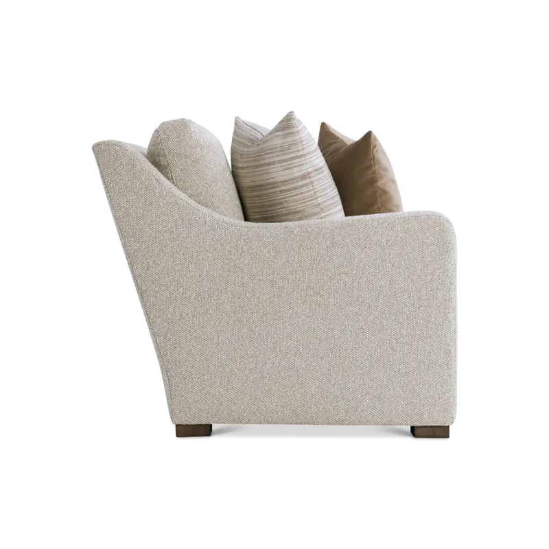 Plush Ventura Fabric Left Arm Loveseat