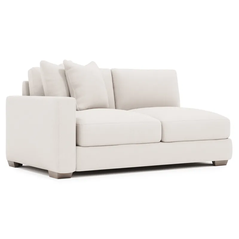Dawkins Fabric Left Arm Loveseat