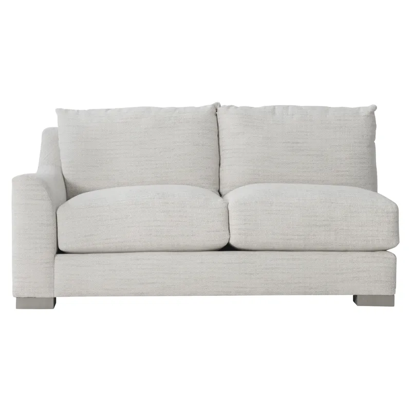 Plush Gabi Fabric Left Arm Loveseat