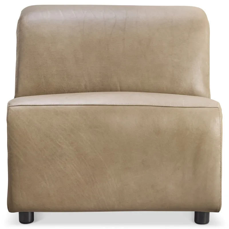 Alta Leather Armless Chair