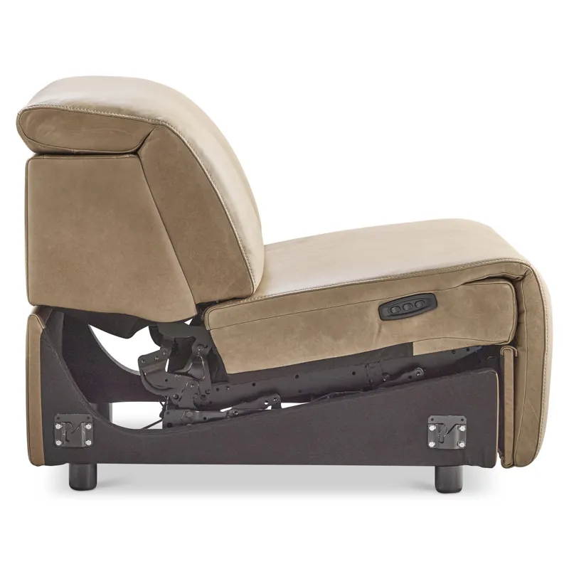 Alta Leather Armless Power Motion Chair