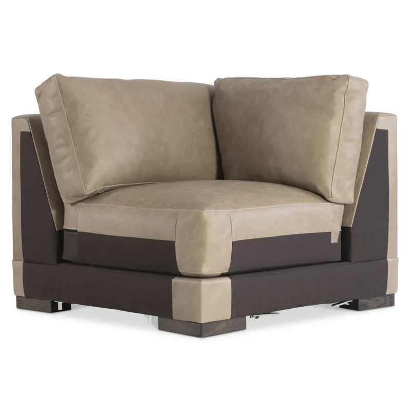 Lars Leather Corner Chair