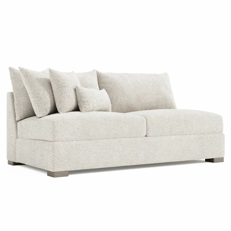 Helena Fabric Armless Loveseat