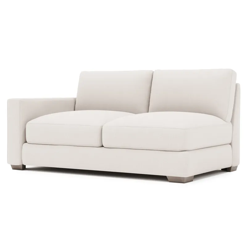 Dawkins Fabric Left Arm Loveseat
