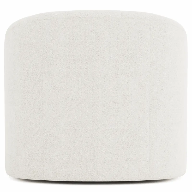 Plush Terra Fabric Swivel Chair