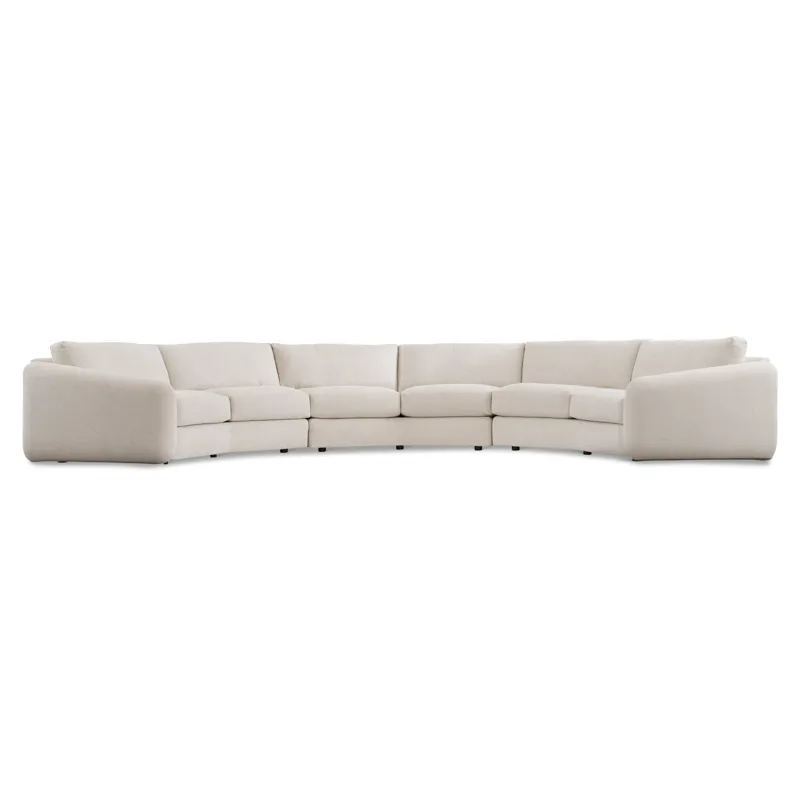 Plush Soleil Fabric Sectional