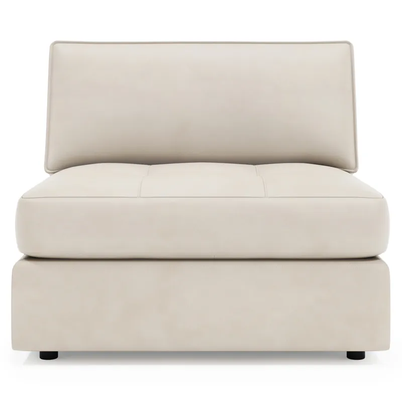 Nest Leather Armless Chair