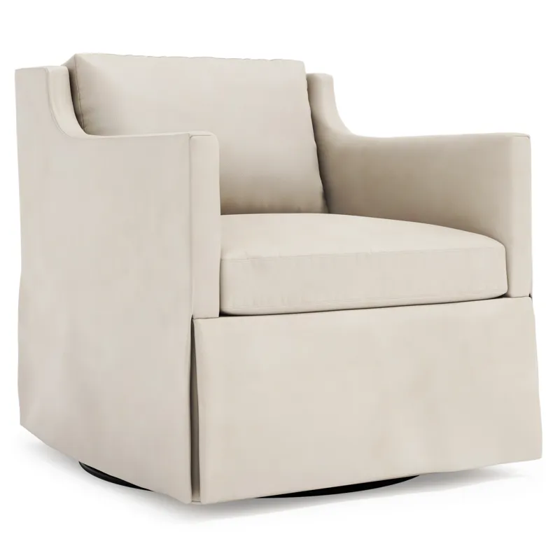 Delaney Leather Swivel Chair