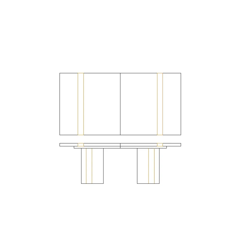 Tempo Dining Table Base