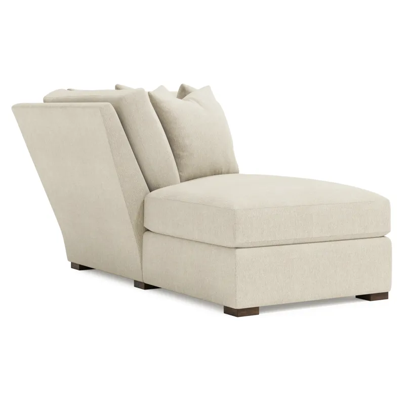 Bernhardt Solutions Ventura Fabric Left Arm Bumper Chaise