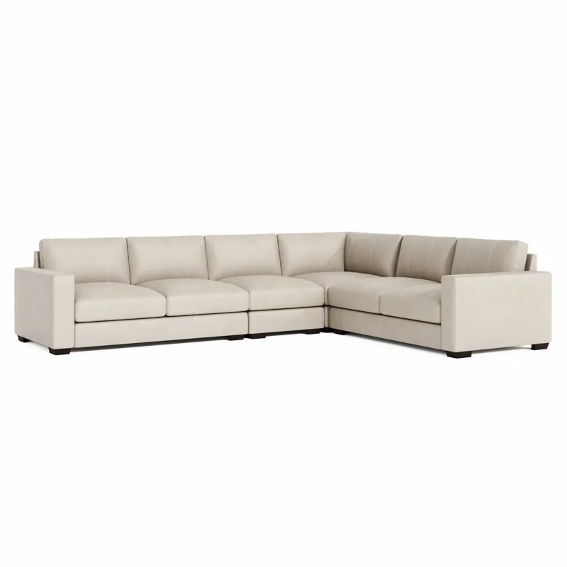 Dawkins Leather Sectional