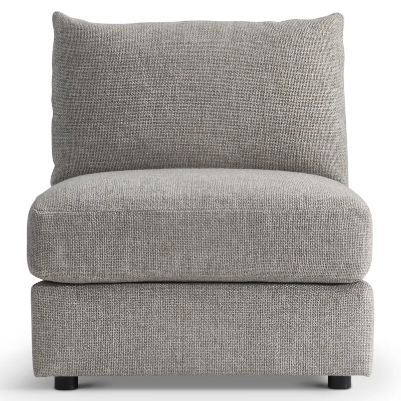Moretti Fabric Armless Chair