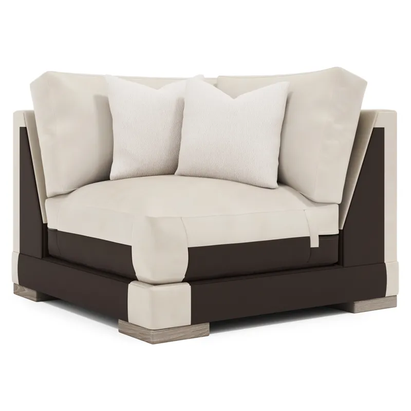 Lars Leather Corner Chair