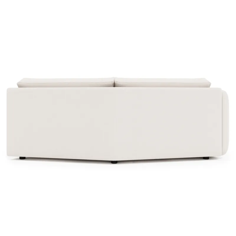 Soleil Fabric Left Arm Loveseat