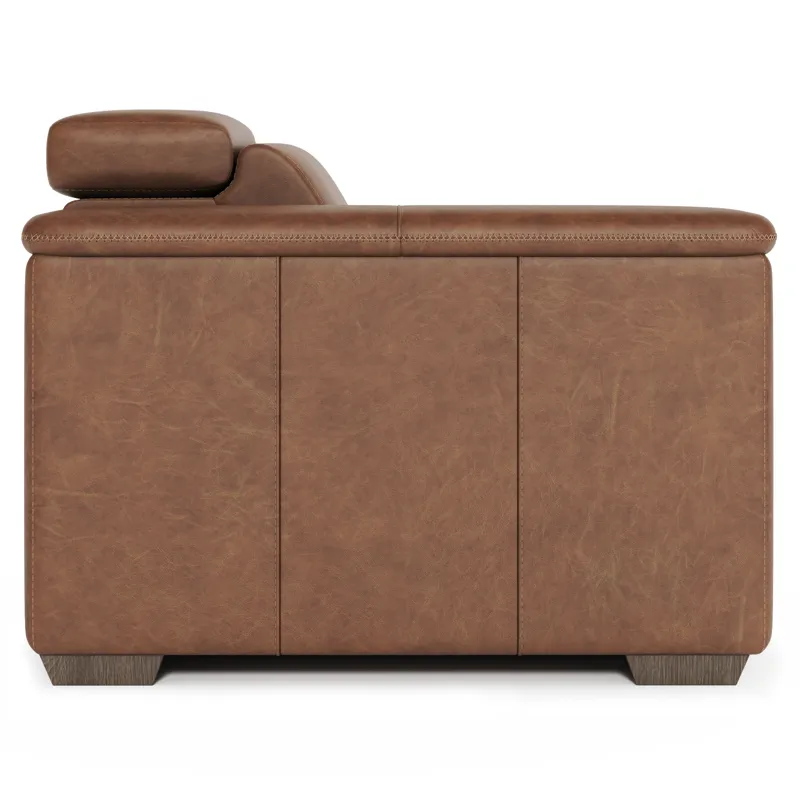 Lioni Leather Left Arm Power Motion Chair