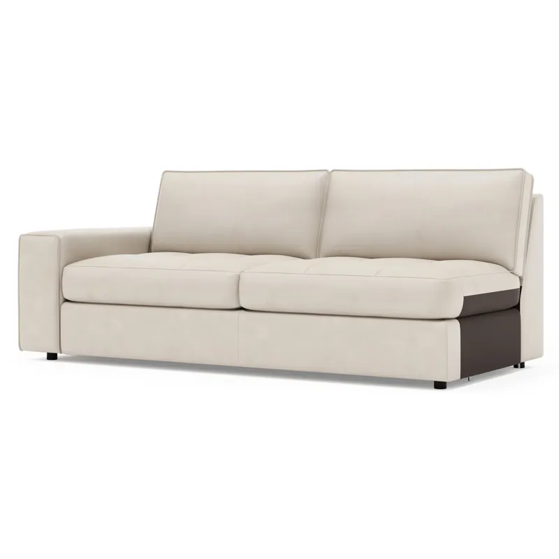 Nest Leather Left Arm Loveseat