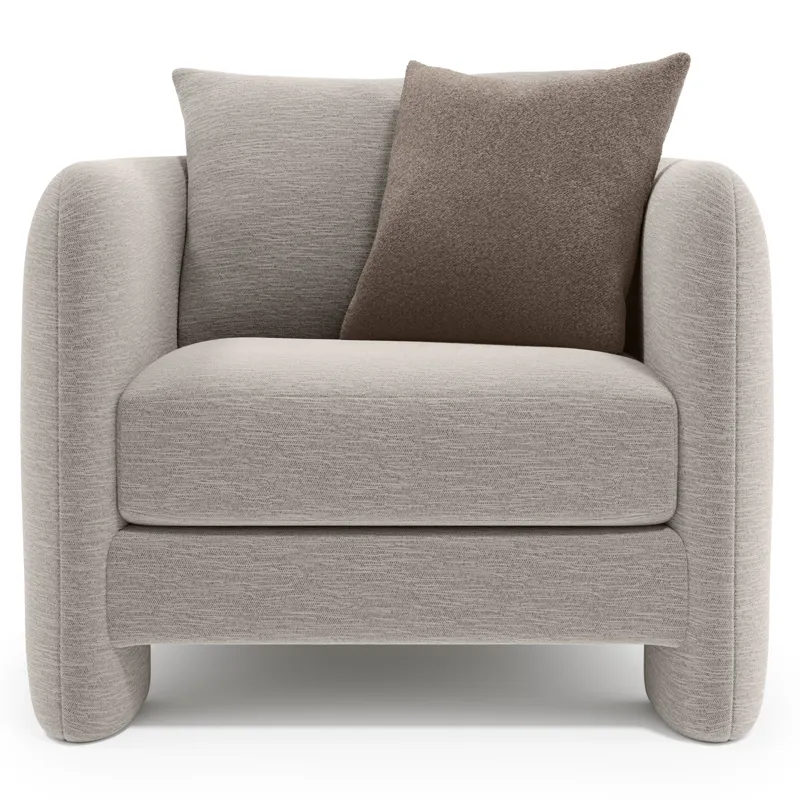 Plush Rowan Fabric Chair