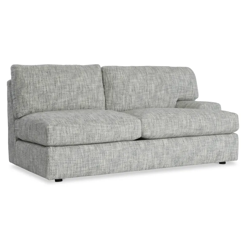 Plush Serena Fabric Right Arm Loveseat
