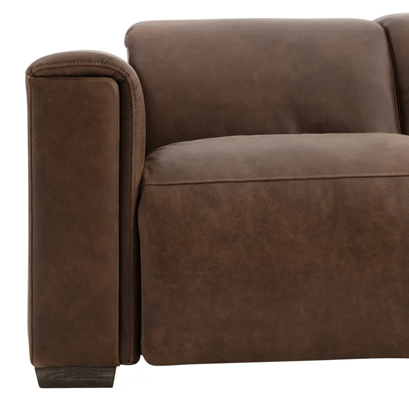 Billings Leather Power Motion Sofa