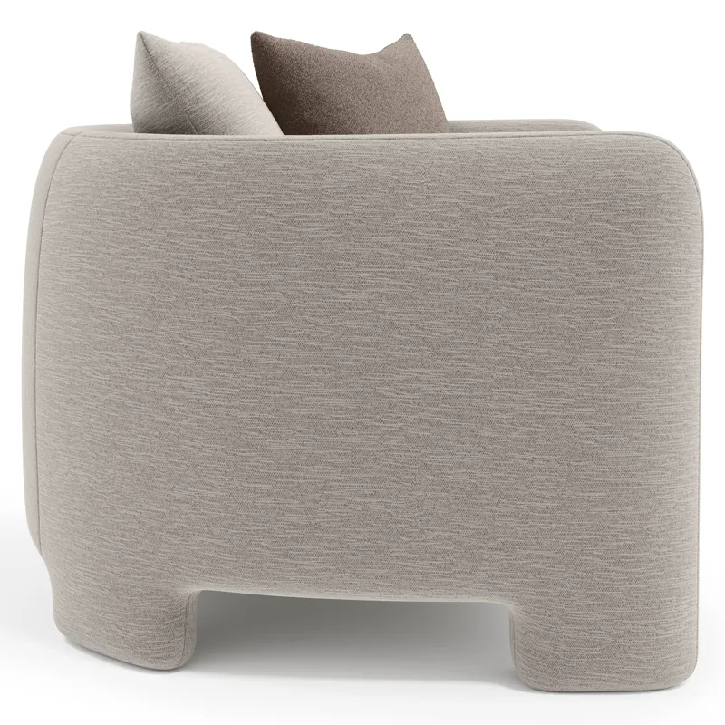 Plush Rowan Fabric Chair