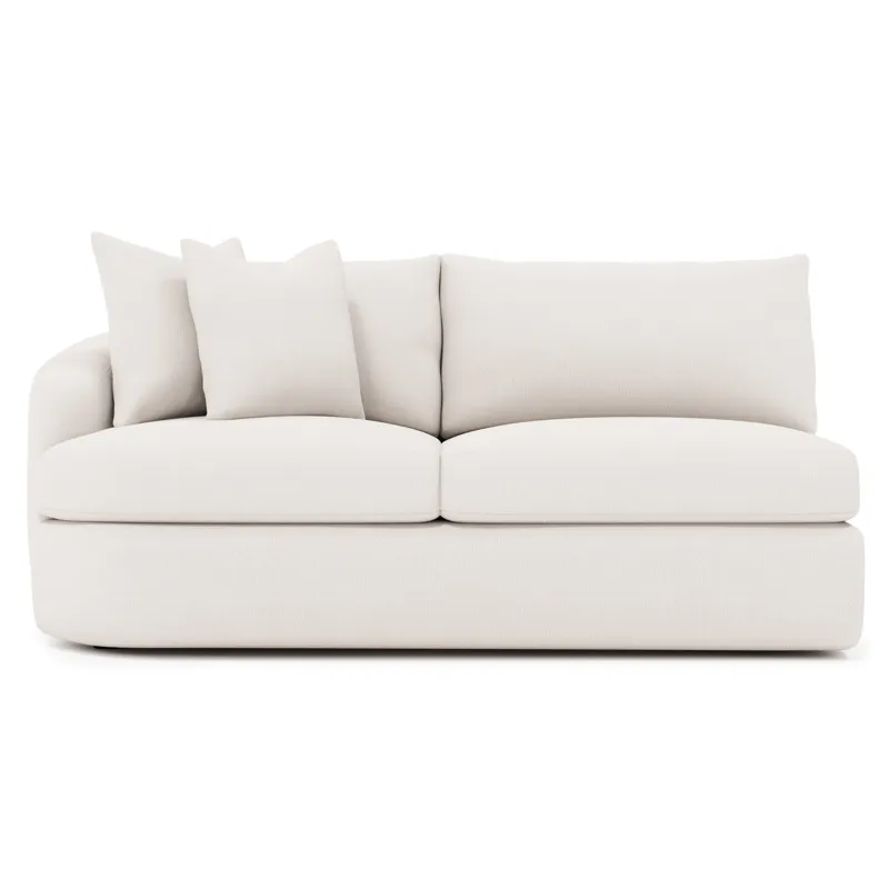 Jules Fabric Left Arm Loveseat