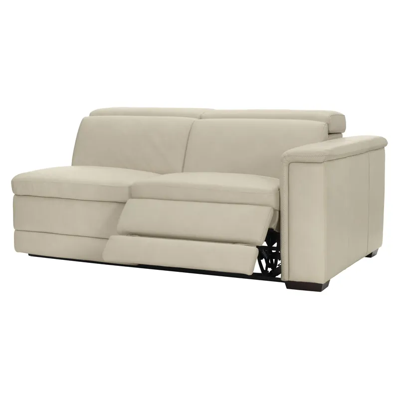 Lioni Leather Right Arm Power Motion Loveseat