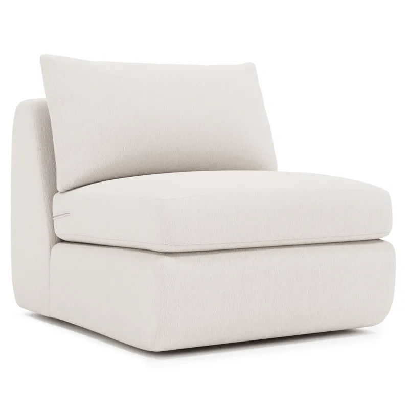 Jules Fabric Armless Chair