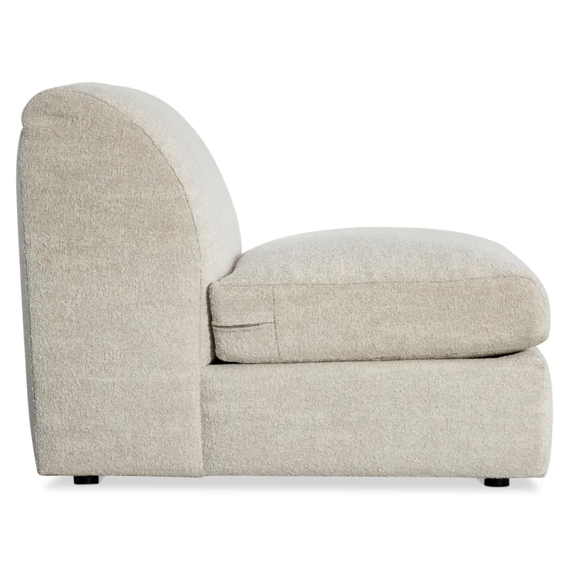 St. Tropez Fabric Armless Chair