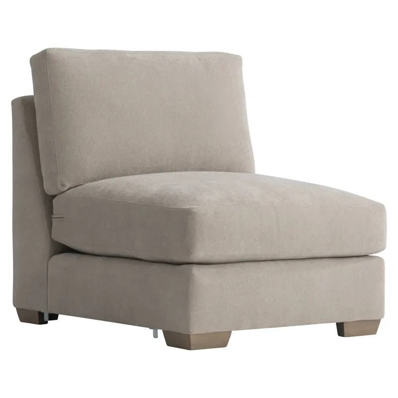 Plush Dawkins Fabric Armless Chair