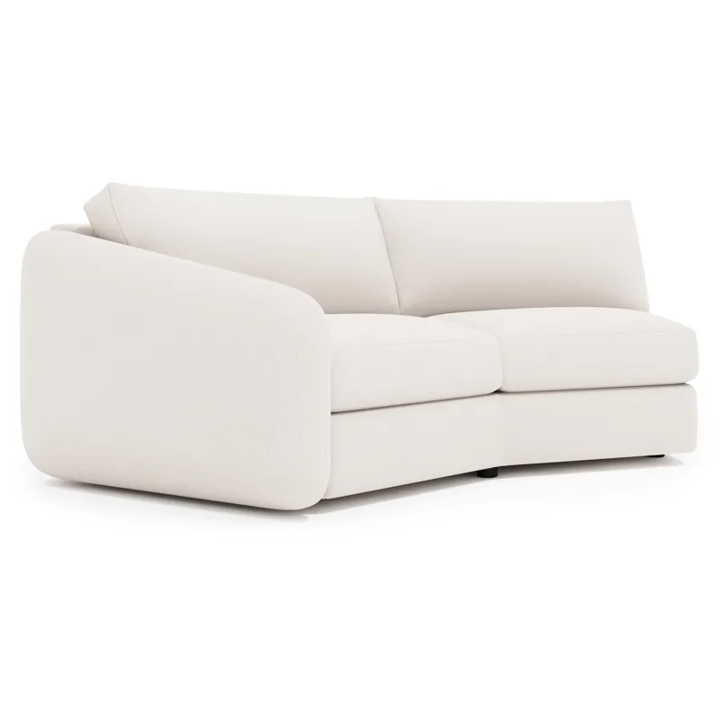 Soleil Fabric Left Arm Loveseat