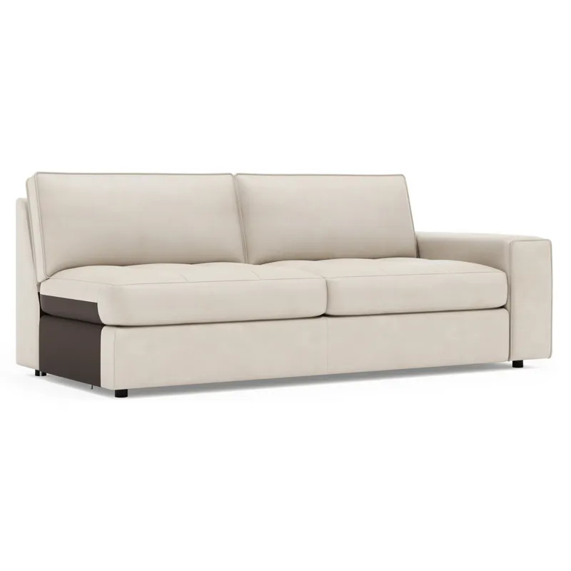 Nest Leather Right Arm Loveseat
