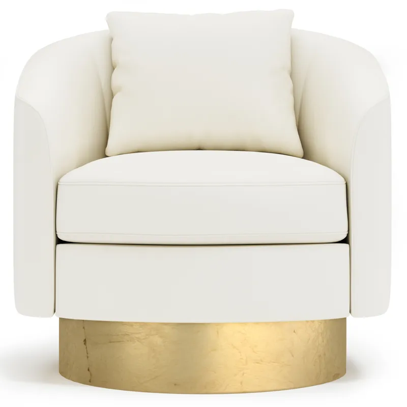 Camino Leather Swivel Chair