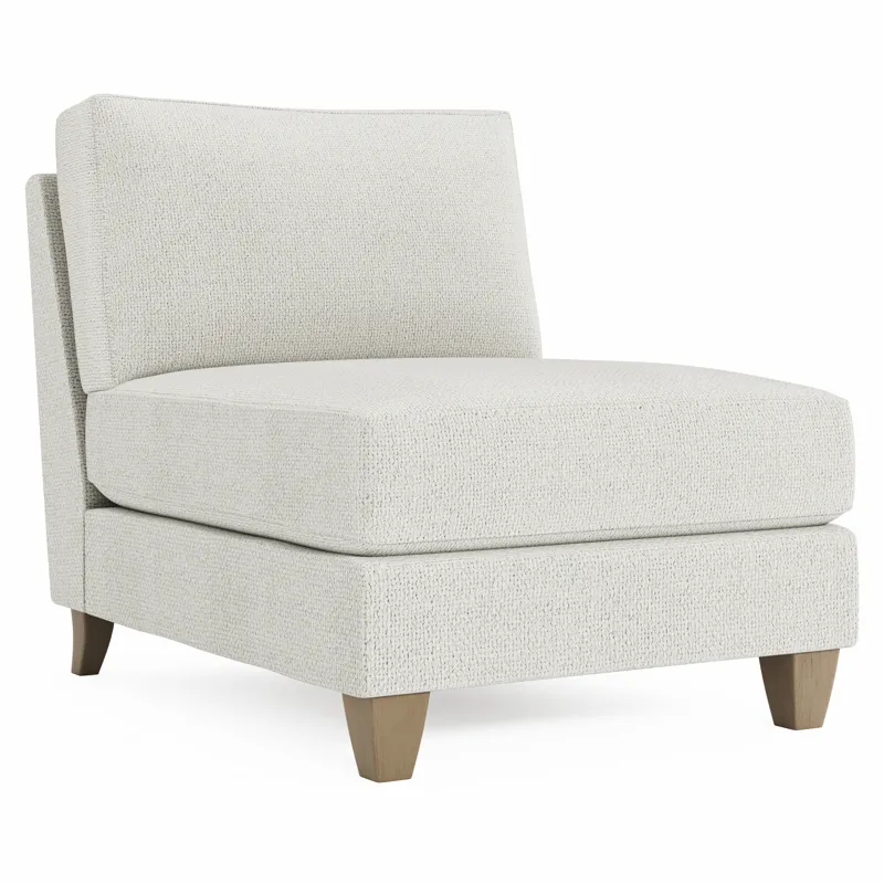 Mila Fabric Armless Chair