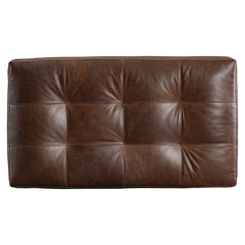 Nest Leather Ottoman