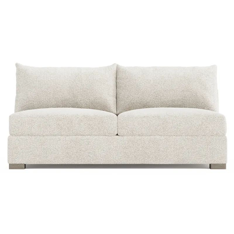 Helena Fabric Armless Loveseat