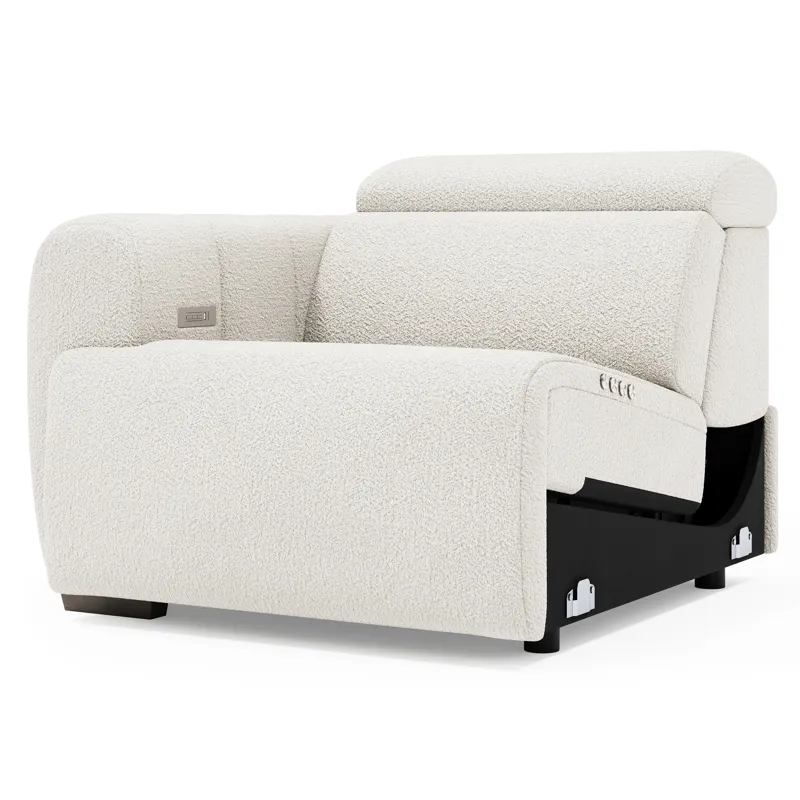 Aldo Fabric Left Arm Power Motion Chair